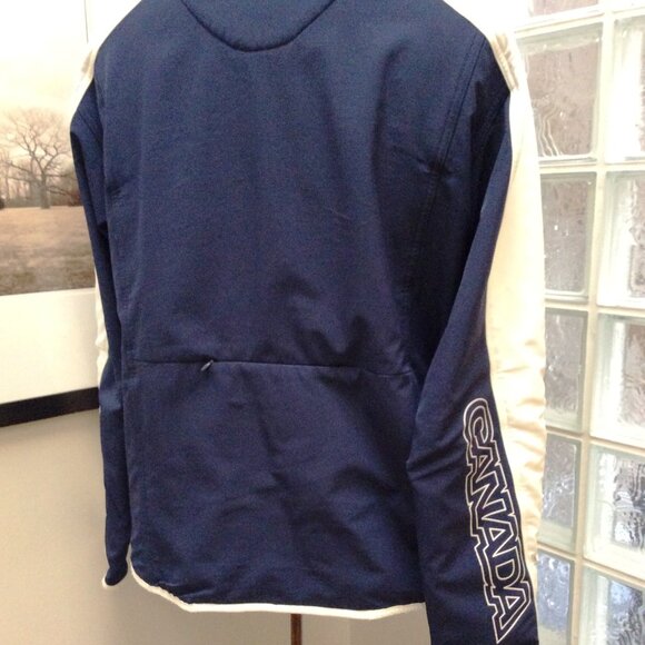 Hudson's Bay 2006 Team Canada Olympic Jacket, Soft Shell Navy Jacket XL - Picture 3 of 5